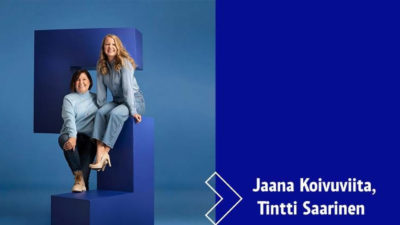 Fonectan työntekijät - Jaana Koivuviita ja Tintti Saarinen