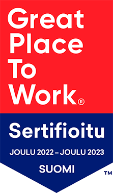 Great Place to Work - Sertifioitu joulu 2022 - joulu 2023