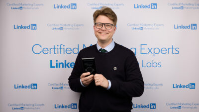 Fonecta, Miikka-Markus Leskinen, LinkedIn Certified Marketing Expert, ensimmäisenä Suomessa